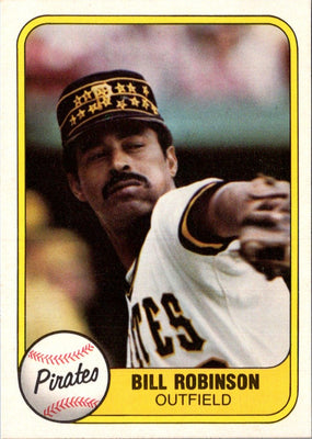 1981 Fleer Bill Robinson #373