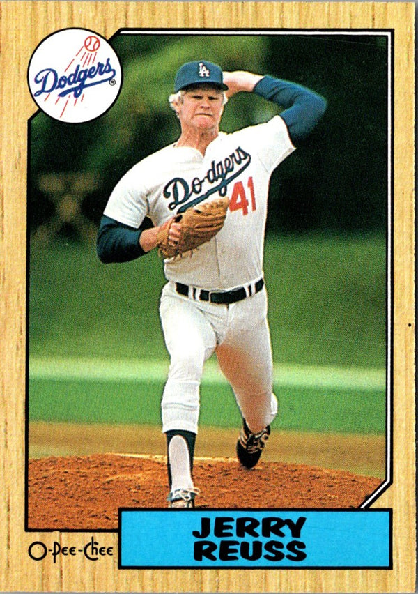 1987 O-Pee-Chee Jerry Reuss #373