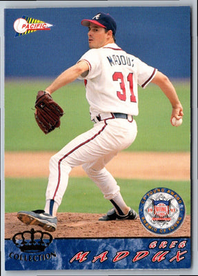 1994 Pacific Crown Collection Greg Maddux #656