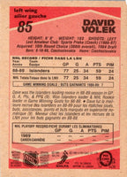 1989 O-Pee-Chee David Volek #85 Rookie