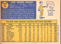 1970 Topps John Kennedy #53 EX-MT+