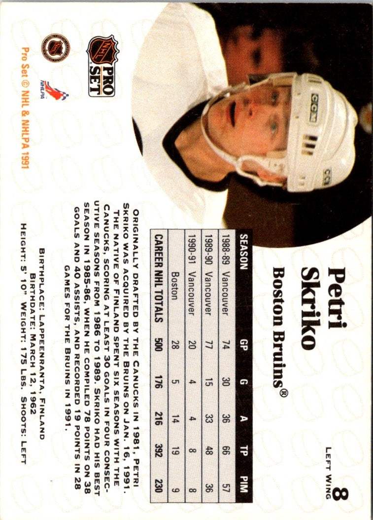 1991 Pro Set Petri Skriko