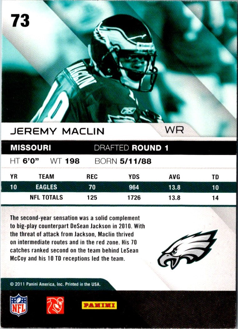 2011 Panini Absolute Memorabilia Jeremy Maclin