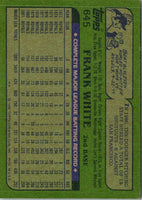 1982 Topps Frank White #645