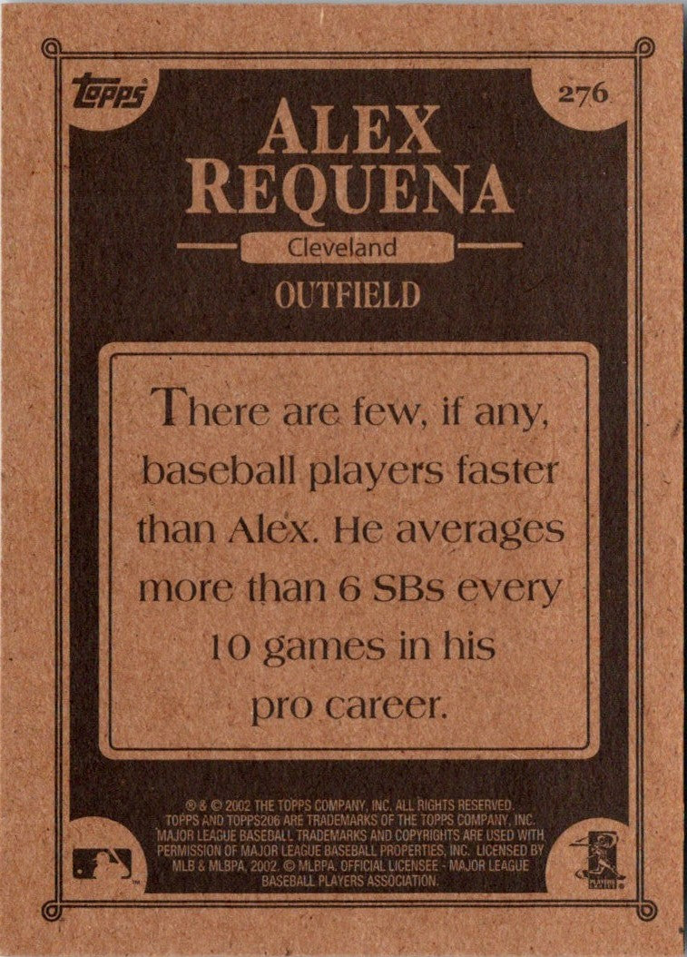 2002 Topps 206 Alex Requena