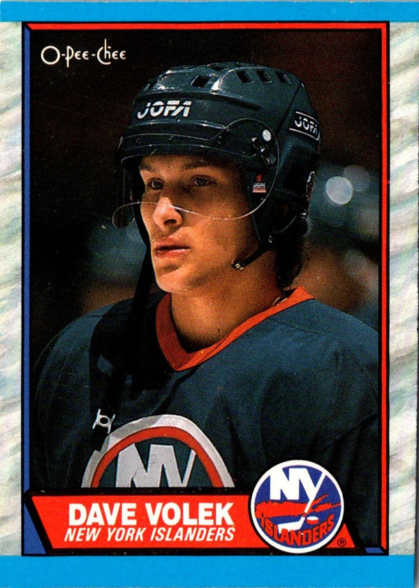 1989 O-Pee-Chee David Volek #85 Rookie