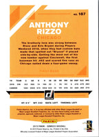 2019 Donruss Anthony Rizzo #187