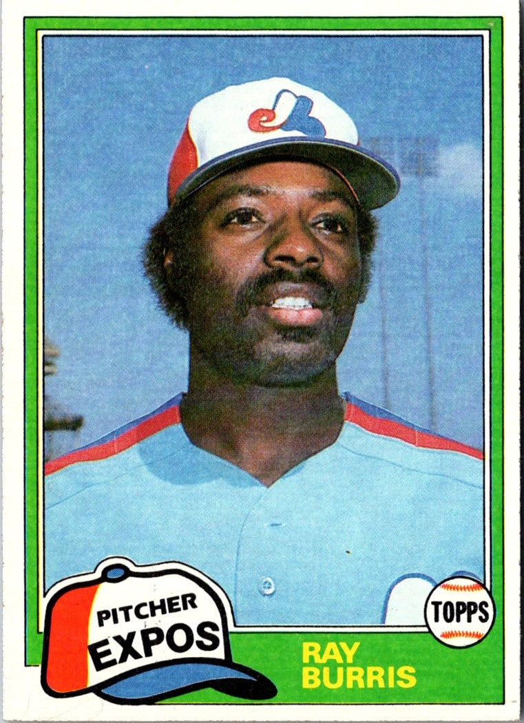 1981 Topps Traded Ray Burris