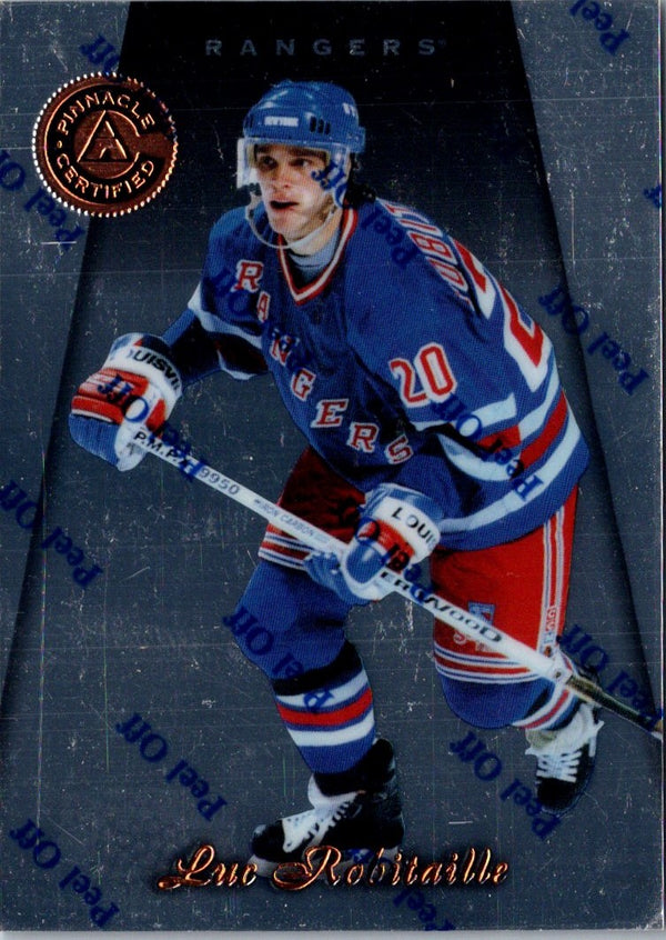 1997 Pinnacle Certified Luc Robitaille #92