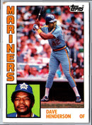 1984 Topps Dave Henderson