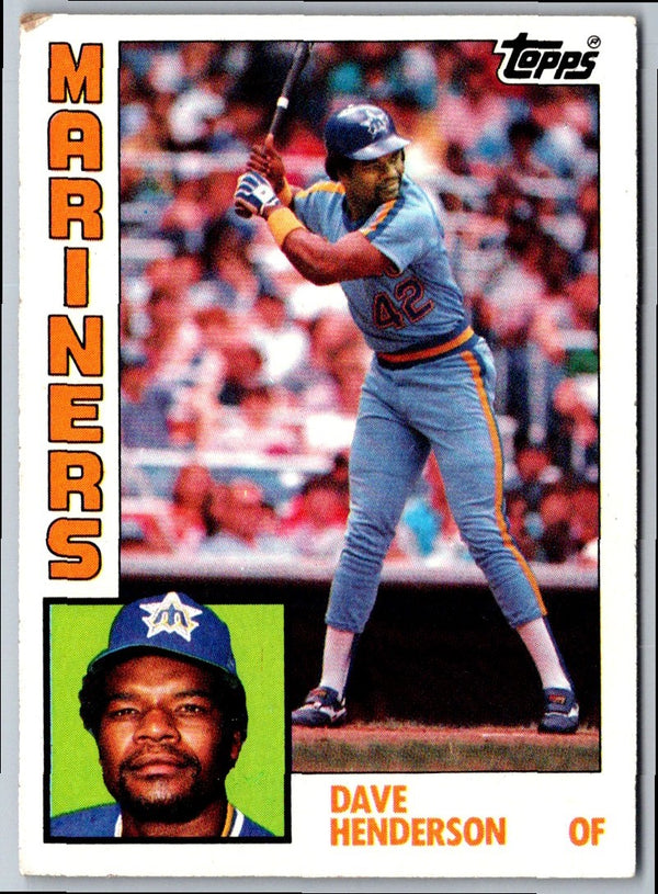 1984 Topps Dave Henderson #154