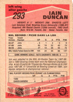 1989 O-Pee-Chee Iain Duncan #293