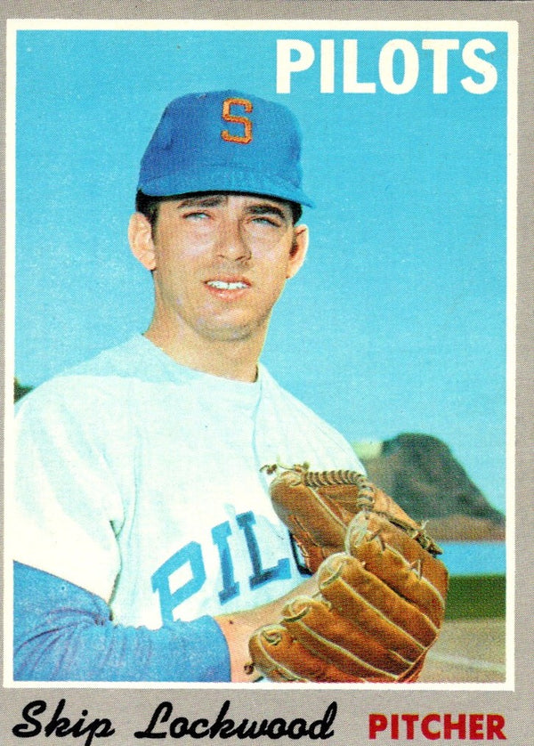 1970 Topps Skip Lockwood #499 EX-MT+