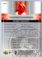 2005 Upper Deck Vladimir Guerrero #471