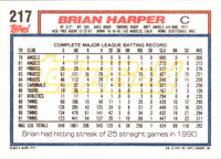 1992 Topps Brian Harper #217