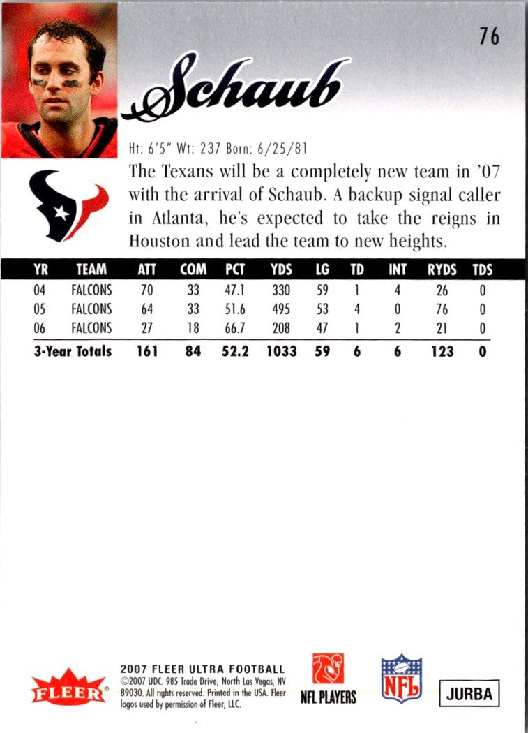 2007 Ultra Matt Schaub