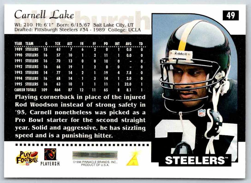 1996 Score Carnell Lake