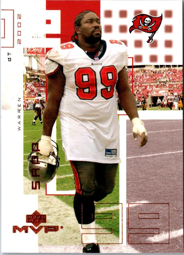 2002 Upper Deck MVP Warren Sapp #234