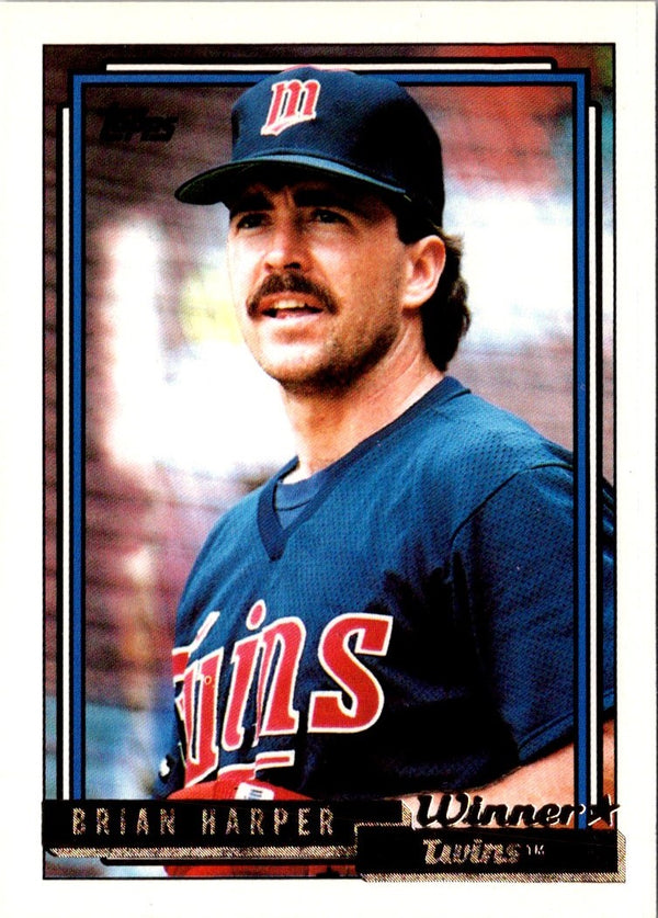 1992 Topps Brian Harper #217