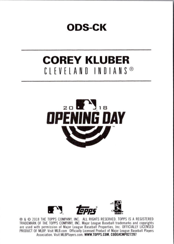 2017 Topps 1987 Baseball Corey Kluber #87-138