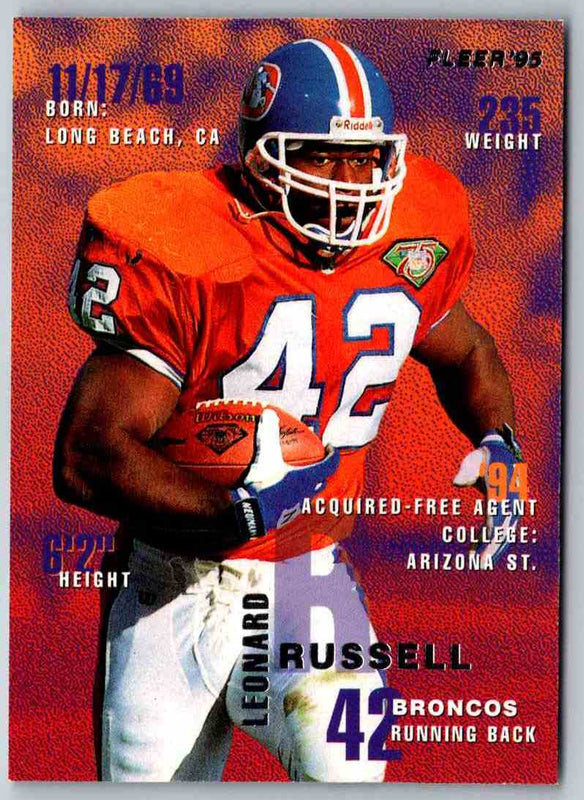 1995 Fleer Leonard Russell #117