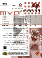 2002 Upper Deck MVP Keyshawn Johnson #229