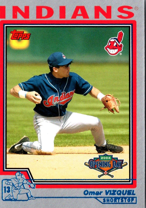 2004 Topps Opening Day Omar Vizquel #62