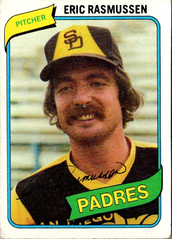 1980 Topps Eric Rasmussen #531