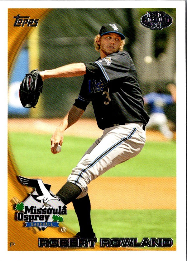 2010 Topps Pro Debut Robert Rowland #413