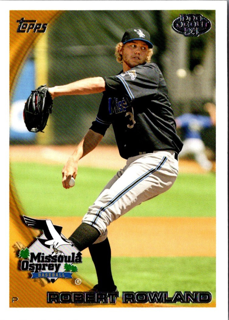 2010 Topps Pro Debut Robert Rowland