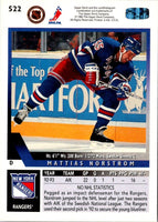 1993 Upper Deck Mattias Norstrom #522 Rookie