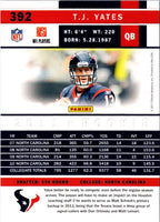 2011 Score T.J. Yates #392 Rookie