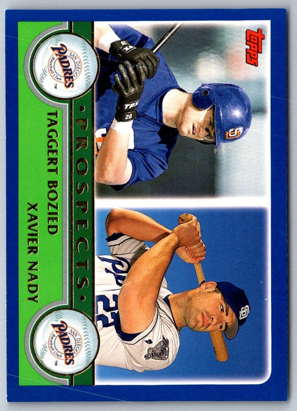 2003 Topps Taggert Bozied/Xavier Nady #683