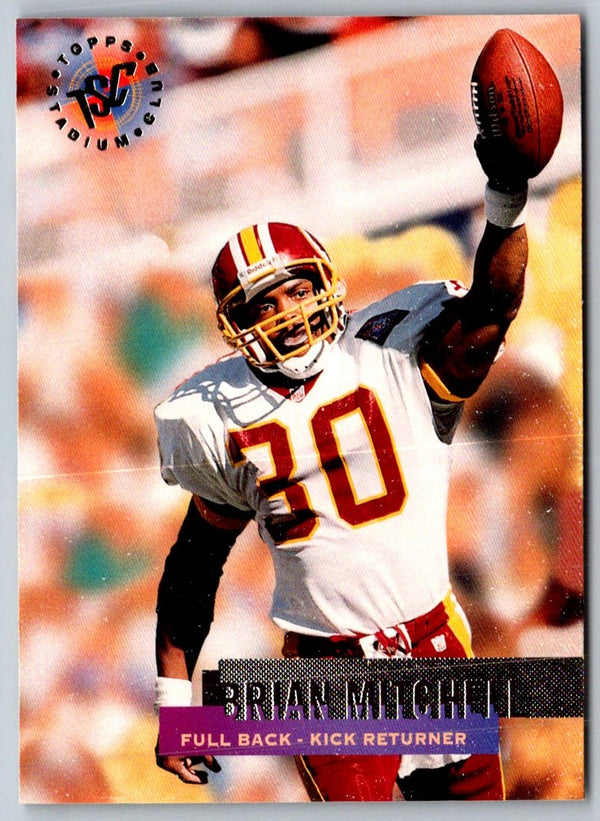 1995 Stadium Club Brian Mitchell #99