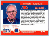 1990 Pro Set Rod Rust #209