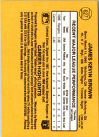 1987 Donruss Kevin Brown #627 Rookie