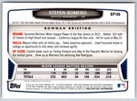 2014 Bowman Stefen Romero #BP106