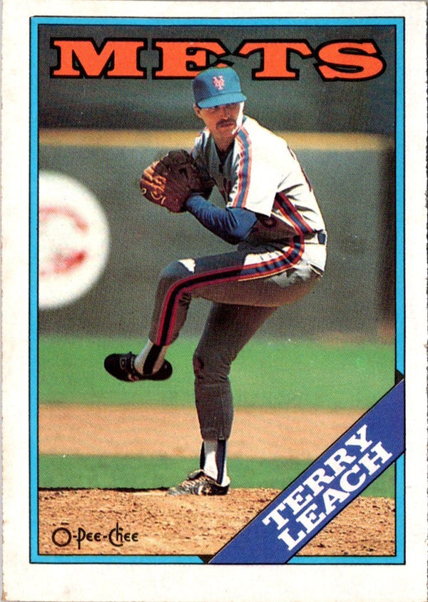 1988 O-Pee-Chee Terry Leach #391