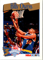 1991 Hoops Billy Owens #548 Rookie