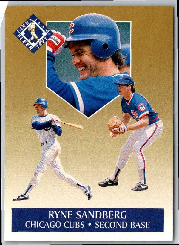 1991 Ultra Team Ryne Sandberg #10