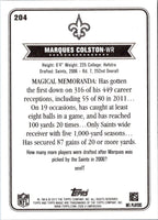2012 Topps Magic Marques Colston #204