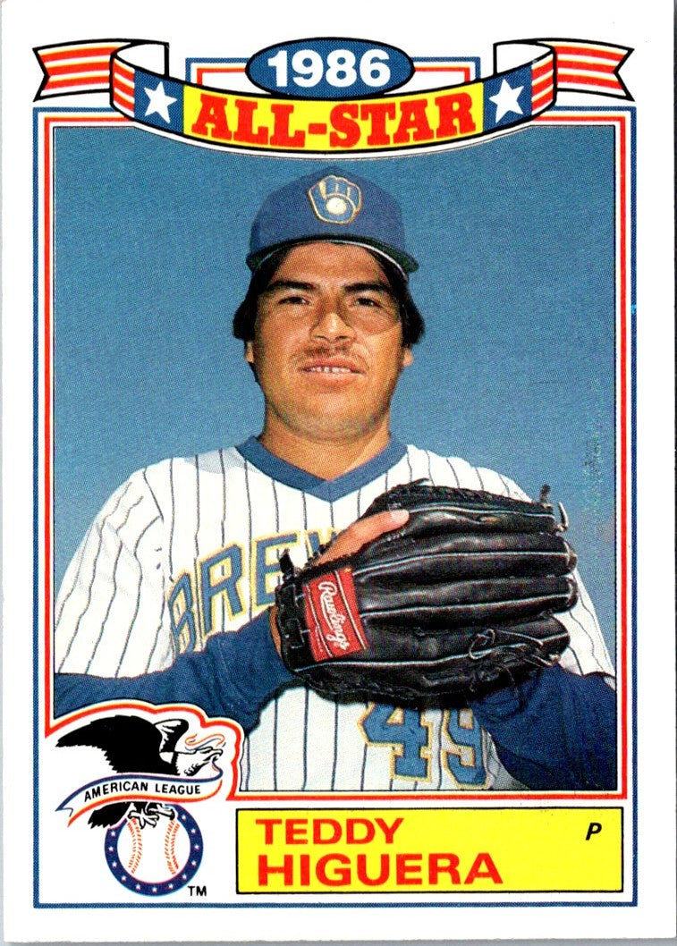 1987 Topps Teddy Higuera