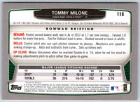 2013 Bowman Tommy Milone #118