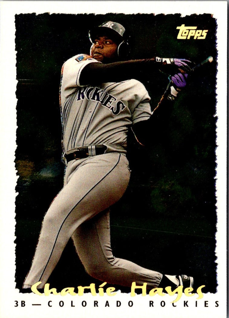 1995 Topps CyberStats (Spectralight) Charlie Hayes