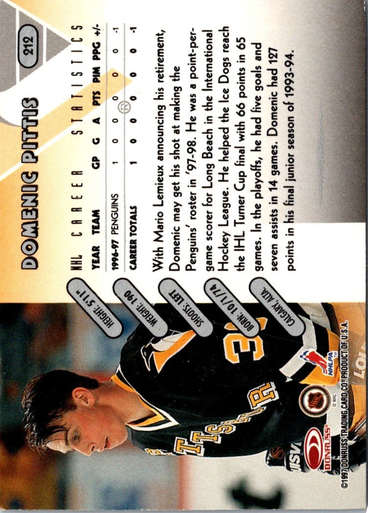 1997 Donruss Domenic Pittis