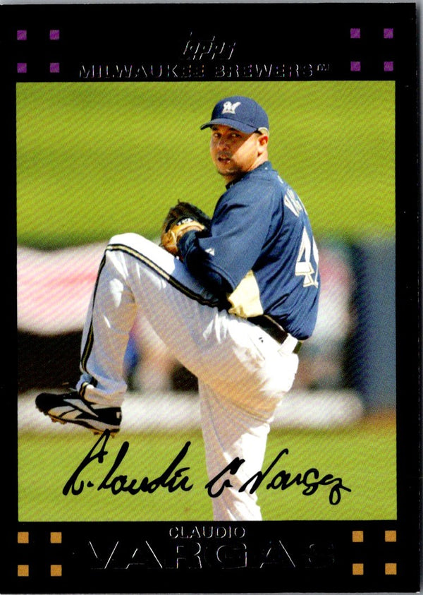 2007 Topps Updates & Highlights Claudio Vargas #UH69