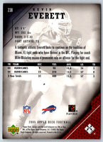 2005 Upper Deck Kevin Everett #238 Rookie