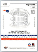 2003 Fleer Authentix Troy Brown