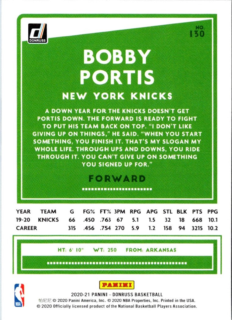 2020 Donruss Bobby Portis