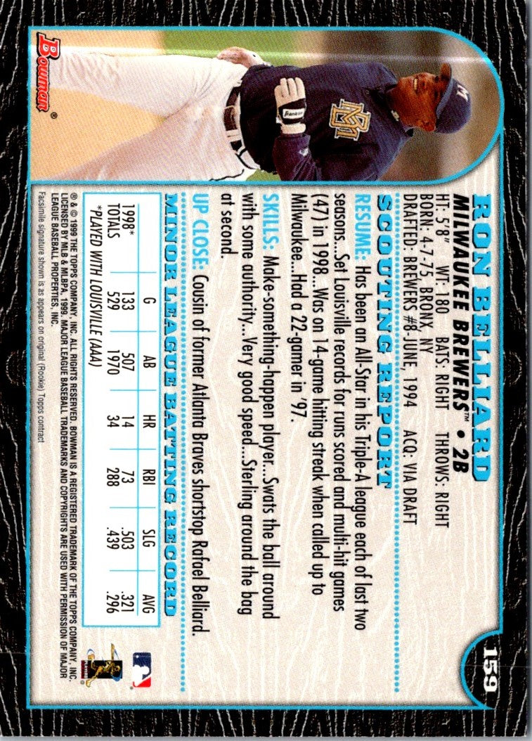 1999 Bowman Ron Belliard